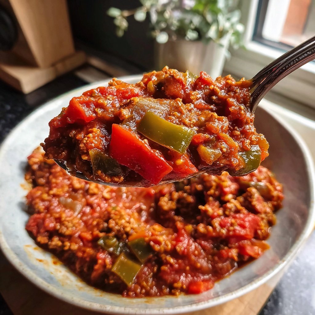 Chili sin Carne mit Paprika