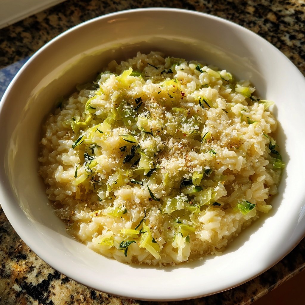 Risotto mit Lauch