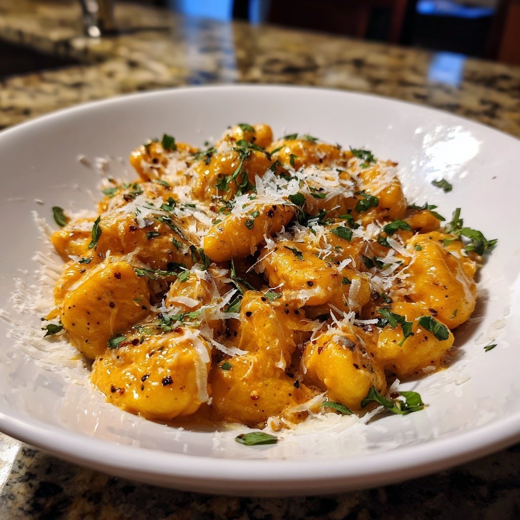 Gnocchi mit Kürbis und Parmesan