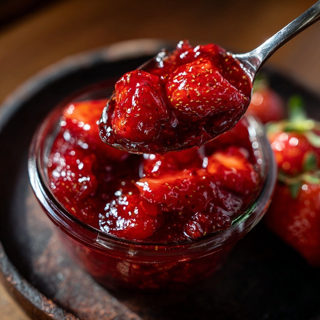 Erdbeer Kompott Für Desserts