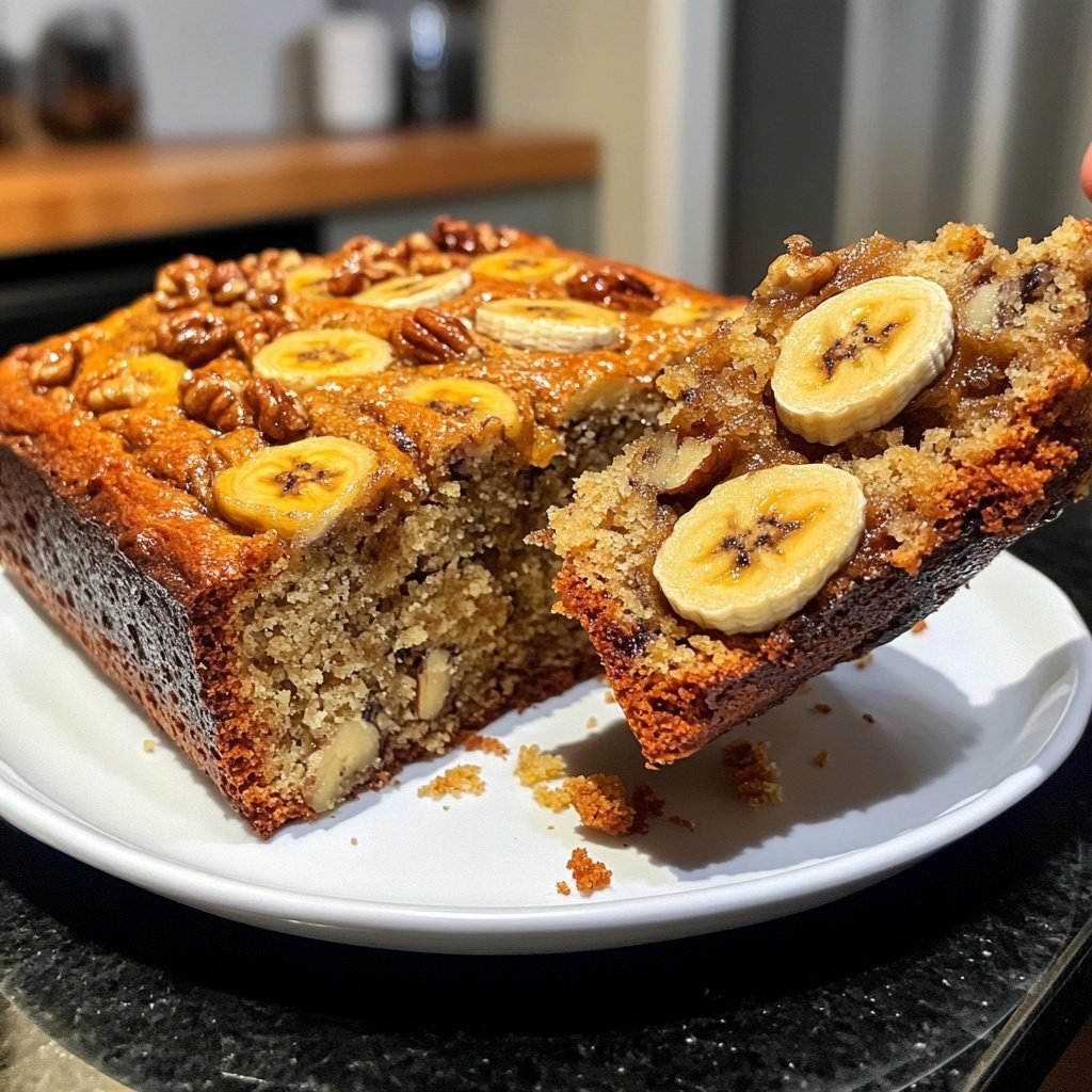 Bananenkuchen für die Familie