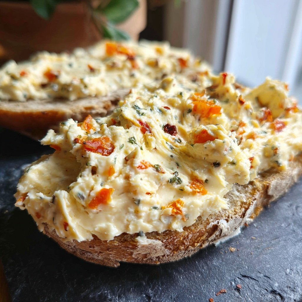 Kräuterbutter Mit Getrockneten Tomaten