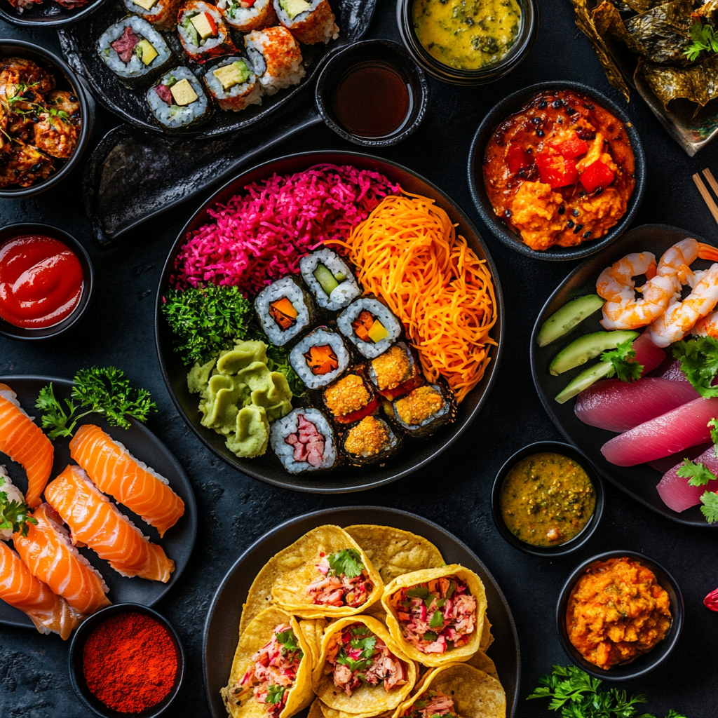 Hausgemachte internationale Küche-Rezepte