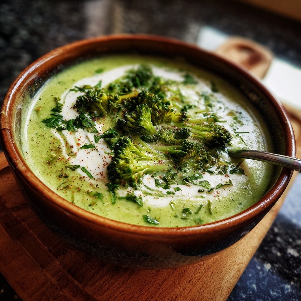 Blumenkohlsuppe mit Brokkoli und Lauch